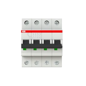 ABB S204-C6 | Автоматичен прекъсвач | 4P, 6A, крива C