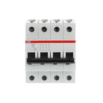 ABB S204-B6 | Автоматичен прекъсвач | 4P, 6A, крива B