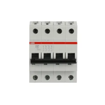 ABB S204-D10 | Автоматичен прекъсвач | 4P, 10A, крива D