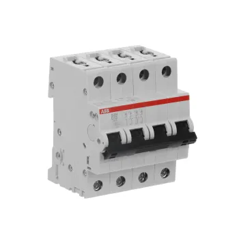 ABB S204-C13 | Автоматичен прекъсвач | 4P, 13A, крива C ABB S204-C13 | Автоматичен прекъсвач | 4P, 13A, крива C