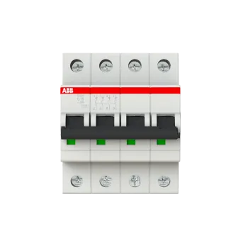 ABB S204-D16 | Автоматичен прекъсвач | 4P, 16A, крива D