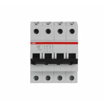 ABB S204-D20 | Автоматичен прекъсвач | 4P, 20A, крива D