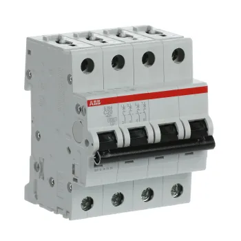 ABB S204-C20 | Автоматичен прекъсвач | 4P, 20A, крива C ABB S204-C20 | Автоматичен прекъсвач | 4P, 20A, крива C