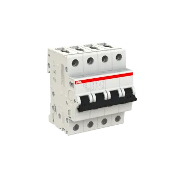ABB S204-B20 | Автоматичен прекъсвач | 4P, 20A, крива B ABB S204-B20 | Автоматичен прекъсвач | 4P, 20A, крива B