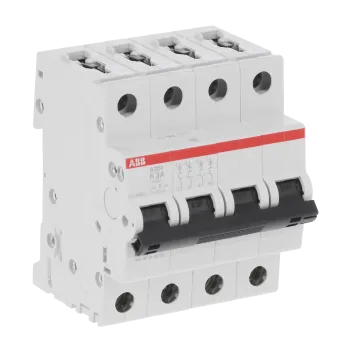 ABB S204-K3 | Автоматичен прекъсвач | 4P, 3A, крива K ABB S204-K3 | Автоматичен прекъсвач | 4P, 3A, крива K