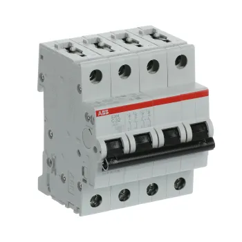 ABB S204-C32 | Автоматичен прекъсвач | 4P, 32A, крива C ABB S204-C32 | Автоматичен прекъсвач | 4P, 32A, крива C