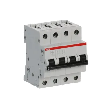 ABB S204-D40 | Автоматичен прекъсвач | 4P, 40A, крива D ABB S204-D40 | Автоматичен прекъсвач | 4P, 40A, крива D