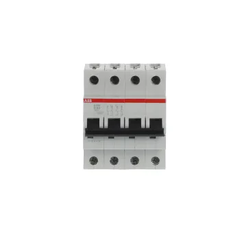ABB S204-D50 | Автоматичен прекъсвач | 4P, 50A, крива D