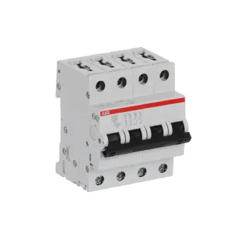 ABB S204-C50 | Автоматичен прекъсвач | 4P, 50A, крива C ABB S204-C50 | Автоматичен прекъсвач | 4P, 50A, крива C