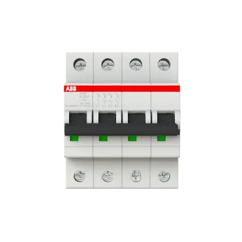 ABB S204-K32 | Автоматичен прекъсвач | 4P, 32A, крива K