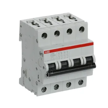 ABB S204-K40 | Автоматичен прекъсвач | 4P, 40A, крива K ABB S204-K40 | Автоматичен прекъсвач | 4P, 40A, крива K