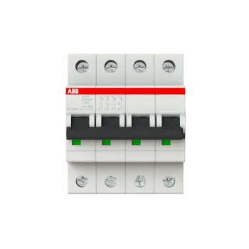 ABB S204-K50 | Автоматичен прекъсвач | 4P, 50A, крива K