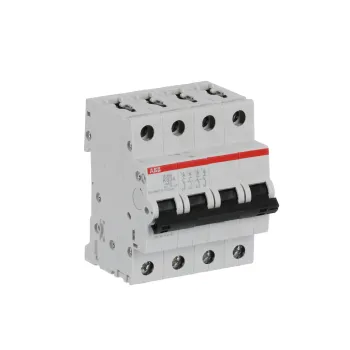 ABB S204-K63 | Автоматичен прекъсвач | 4P, 63A, крива K ABB S204-K63 | Автоматичен прекъсвач | 4P, 63A, крива K