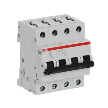 ABB S204-B63 | Автоматичен прекъсвач | 4P, 63A, крива B ABB S204-B63 | Автоматичен прекъсвач | 4P, 63A, крива B