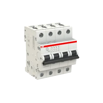 ABB S204-D1.6 | Автоматичен прекъсвач | 4P, 1.6A, крива D ABB S204-D1.6 | Автоматичен прекъсвач | 4P, 1.6A, крива D