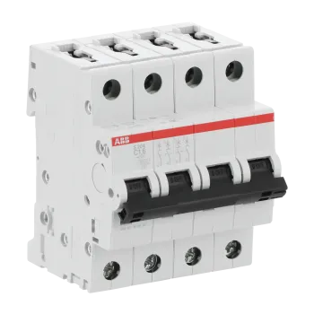ABB S204-C1.6 | Автоматичен прекъсвач | 4P, 1.6A, крива C ABB S204-C1.6 | Автоматичен прекъсвач | 4P, 1.6A, крива C