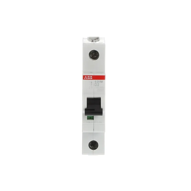 ABB S201M-D2 | Автоматичен прекъсвач | 1P, 2A, крива D ABB S201M-D2 | Автоматичен прекъсвач | 1P, 2A, крива D