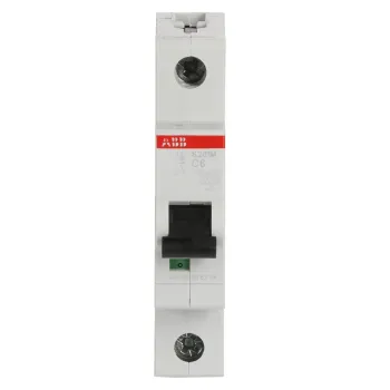 ABB S201M-C6 | Автоматичен прекъсвач | 1P, 6A, крива C