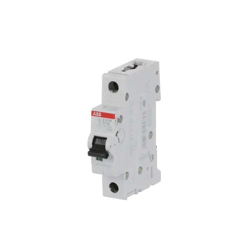 ABB S201M-D1.6 | Автоматичен прекъсвач | 1P, 1.6A, крива D ABB S201M-D1.6 | Автоматичен прекъсвач | 1P, 1.6A, крива D