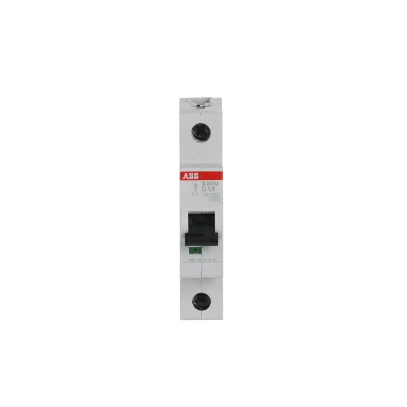 ABB S201M-D1.6 | Автоматичен прекъсвач | 1P, 1.6A, крива D ABB S201M-D1.6 | Автоматичен прекъсвач | 1P, 1.6A, крива D