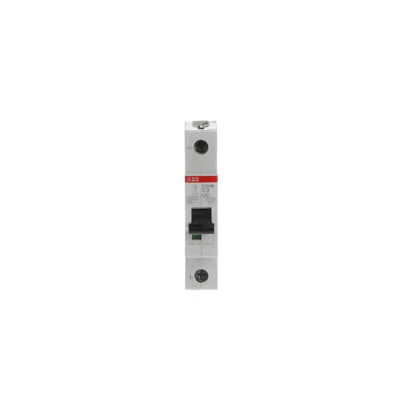 ABB S201M-C2UC | Автоматичен прекъсвач | 1P, 2A, крива C ABB S201M-C2UC | Автоматичен прекъсвач | 1P, 2A, крива C