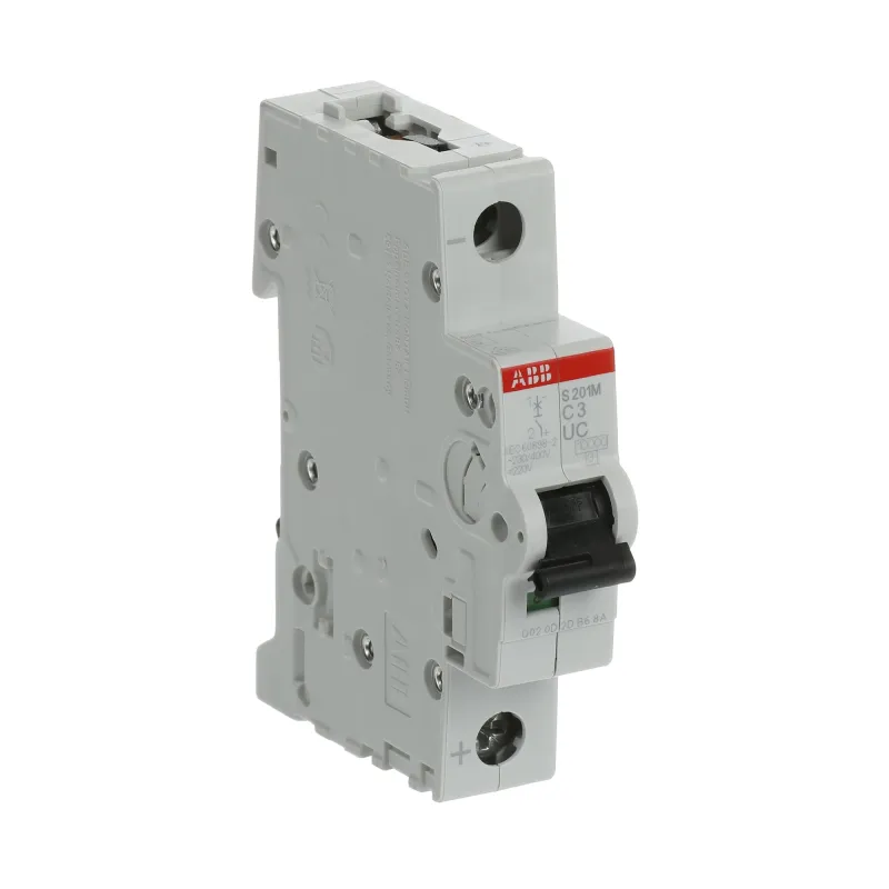 ABB S201M-C3UC | Автоматичен прекъсвач | 1P, 3A, крива C ABB S201M-C3UC | Автоматичен прекъсвач | 1P, 3A, крива C