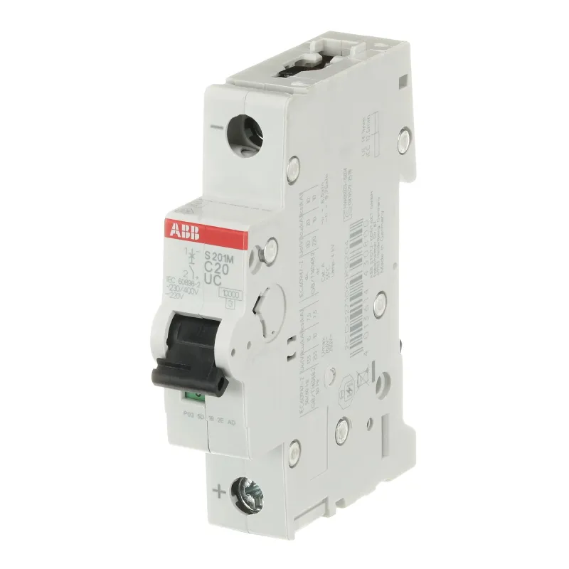 ABB S201M-C20UC | Автоматичен прекъсвач | 1P, 20A, крива C ABB S201M-C20UC | Автоматичен прекъсвач | 1P, 20A, крива C