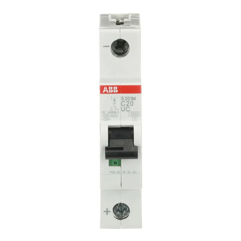 ABB S201M-C20UC | Автоматичен прекъсвач | 1P, 20A, крива C ABB S201M-C20UC | Автоматичен прекъсвач | 1P, 20A, крива C
