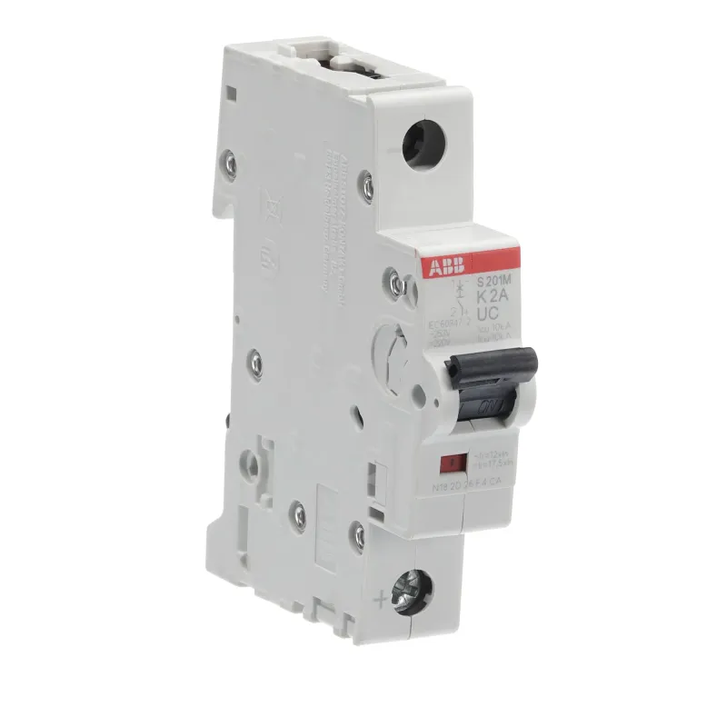 ABB S201M-K2UC | Автоматичен прекъсвач | 1P, 2A, крива K ABB S201M-K2UC | Автоматичен прекъсвач | 1P, 2A, крива K