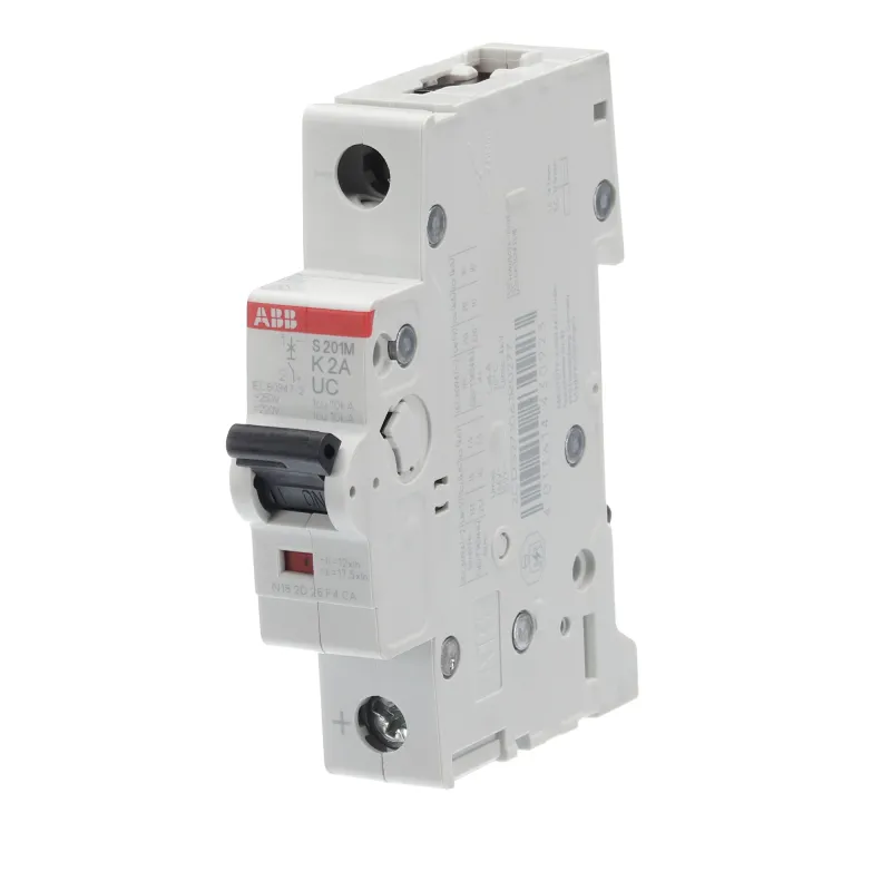ABB S201M-K2UC | Автоматичен прекъсвач | 1P, 2A, крива K ABB S201M-K2UC | Автоматичен прекъсвач | 1P, 2A, крива K