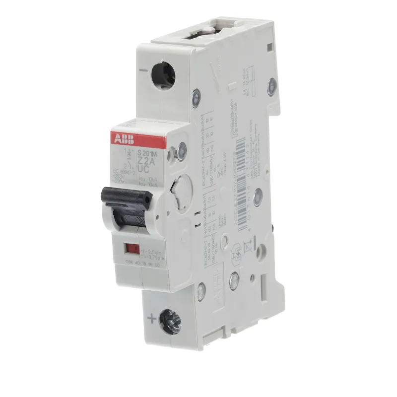 ABB S201M-Z2UC | Автоматичен прекъсвач | 1P, 2A, крива Z