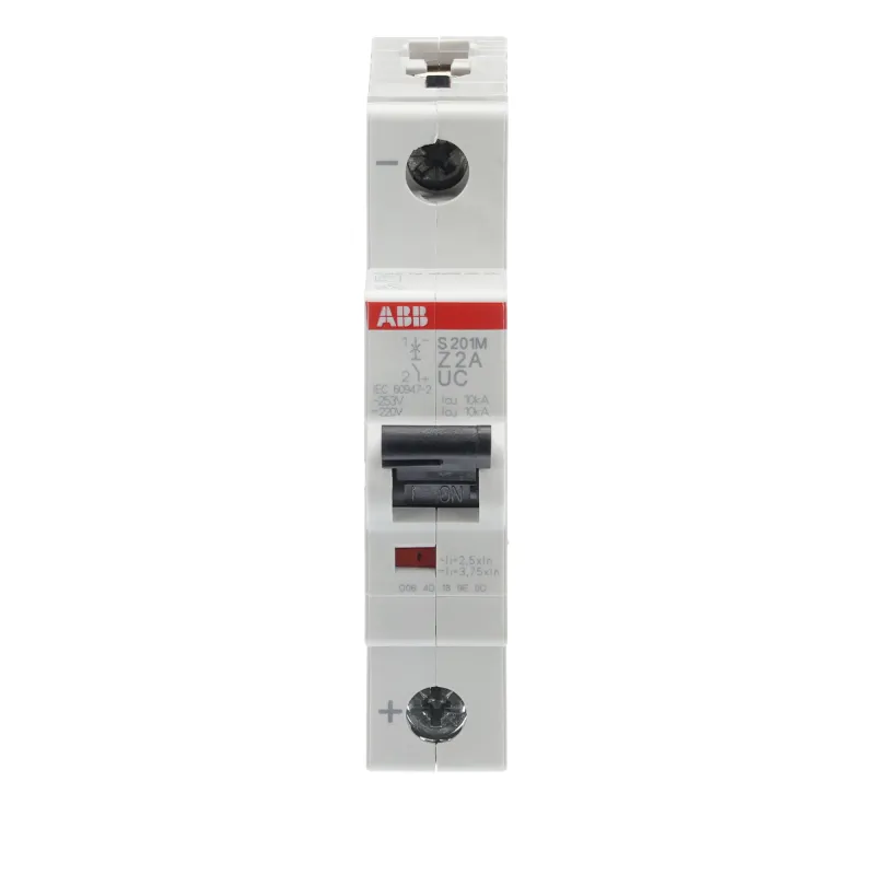 ABB S201M-Z2UC | Автоматичен прекъсвач | 1P, 2A, крива Z