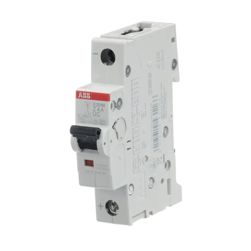 ABB S201M-Z4UC | Автоматичен прекъсвач | 1P, 4A, крива Z ABB S201M-Z4UC | Автоматичен прекъсвач | 1P, 4A, крива Z