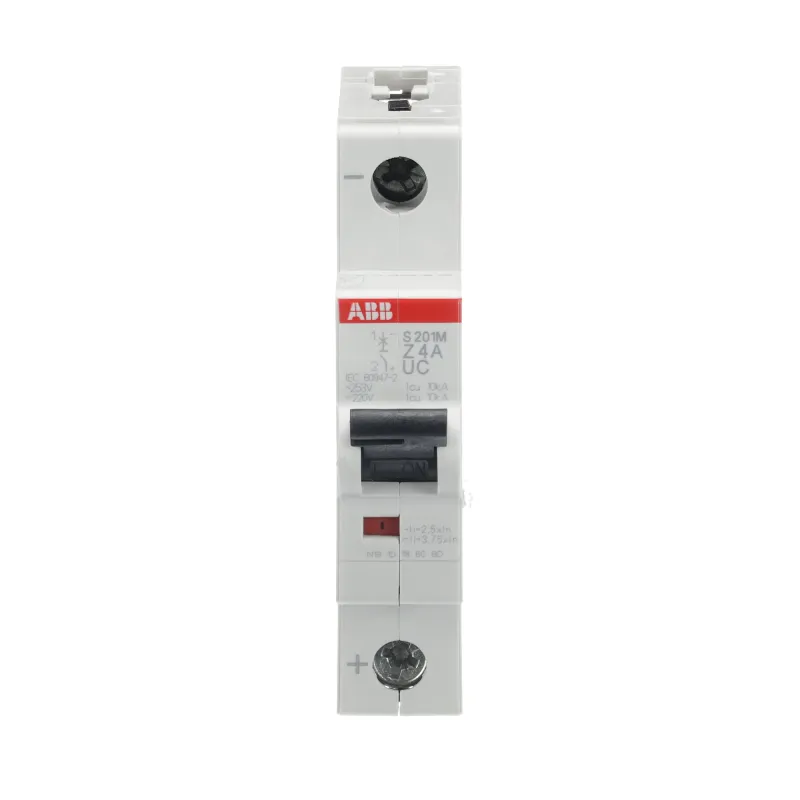 ABB S201M-Z4UC | Автоматичен прекъсвач | 1P, 4A, крива Z ABB S201M-Z4UC | Автоматичен прекъсвач | 1P, 4A, крива Z
