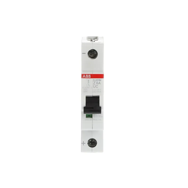 ABB S201M-Z6UC | Автоматичен прекъсвач | 1P, 6A, крива Z ABB S201M-Z6UC | Автоматичен прекъсвач | 1P, 6A, крива Z