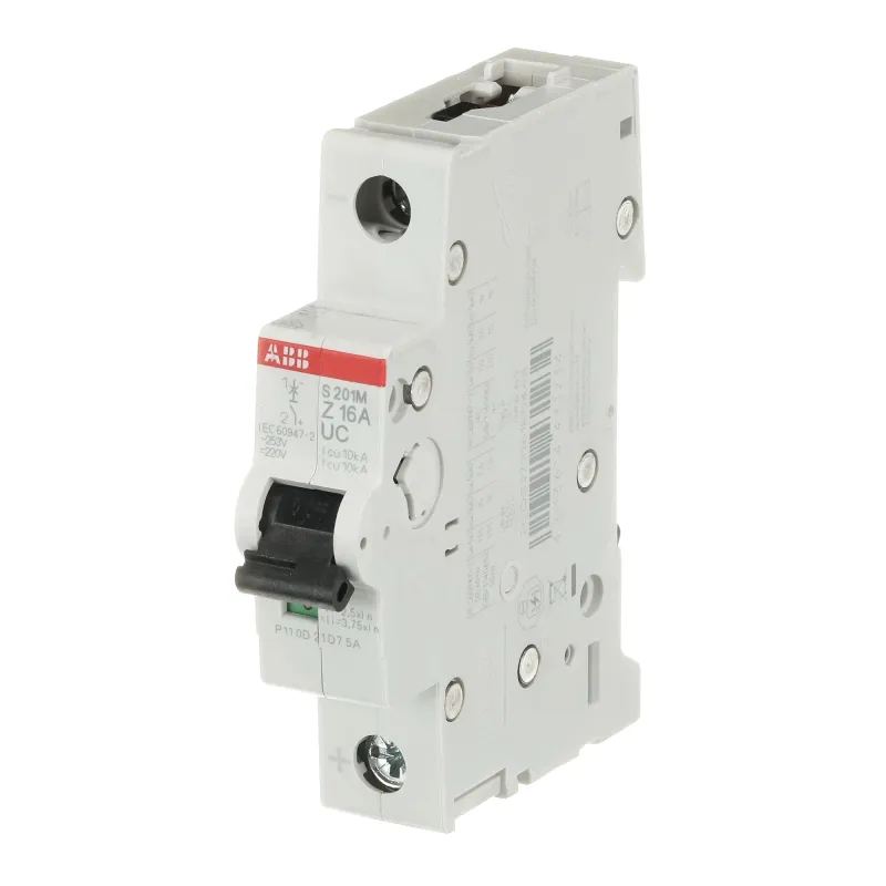 ABB S201M-Z16UC | Автоматичен прекъсвач | 1P, 16A, крива Z ABB S201M-Z16UC | Автоматичен прекъсвач | 1P, 16A, крива Z