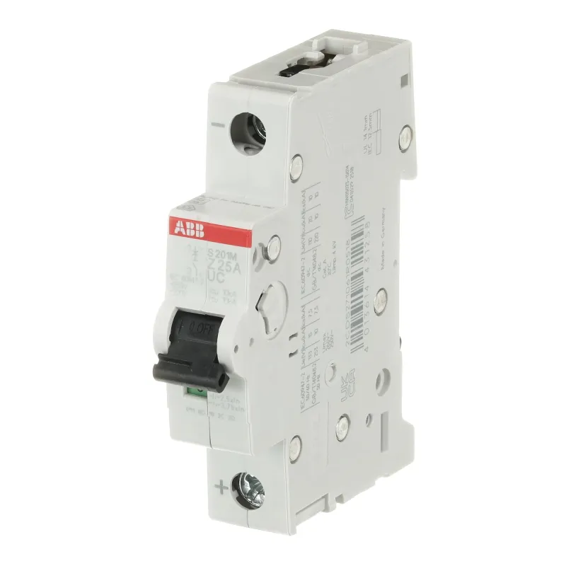 ABB S201M-Z25UC | Автоматичен прекъсвач | 1P, 25A, крива Z ABB S201M-Z25UC | Автоматичен прекъсвач | 1P, 25A, крива Z