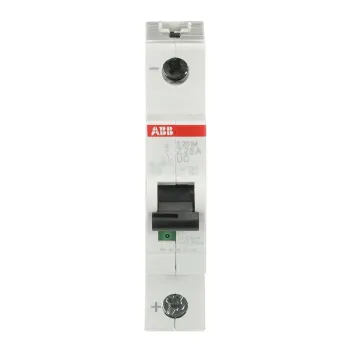 ABB S201M-Z25UC | Автоматичен прекъсвач | 1P, 25A, крива Z