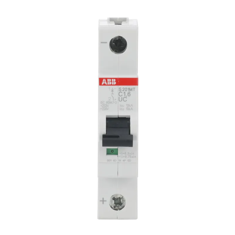 ABB S201MT-C1.6UC | Автоматичен прекъсвач | 1P, 1.6A, крива C ABB S201MT-C1.6UC | Автоматичен прекъсвач | 1P, 1.6A, крива C