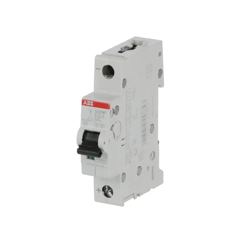 ABB S201MT-C0.5UC | Автоматичен прекъсвач | 1P, 0.5A, крива C ABB S201MT-C0.5UC | Автоматичен прекъсвач | 1P, 0.5A, крива C