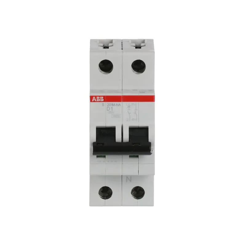 ABB S201M-D1NA | Автоматичен прекъсвач | 1P+N, 1A, крива D, 6kA ABB S201M-D1NA | Автоматичен прекъсвач | 1P+N, 1A, крива D, 6kA