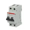ABB S201M-D2NA | Автоматичен прекъсвач | 1P+N, 2A, крива D, 6kA