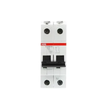 ABB S201M-C2NA | Автоматичен прекъсвач | 1P+N, 2A, крива C, 6kA