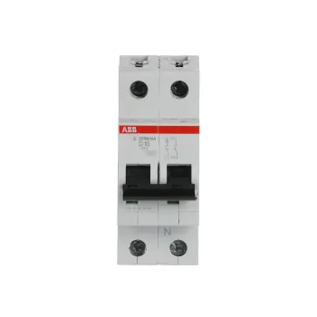 ABB S201M-D10NA | Автоматичен прекъсвач | 1P+N, 10A, крива D, 6kA