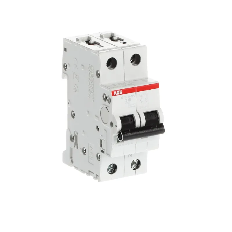 ABB S201M-D16NA | Автоматичен прекъсвач | 1P+N, 16A, крива D, 6kA ABB S201M-D16NA | Автоматичен прекъсвач | 1P+N, 16A, крива D, 6kA