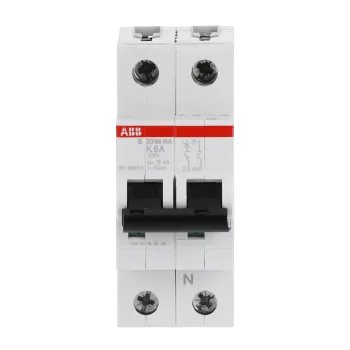 ABB S201M-K6NA | Автоматичен прекъсвач | 1P+N, 6A, крива K