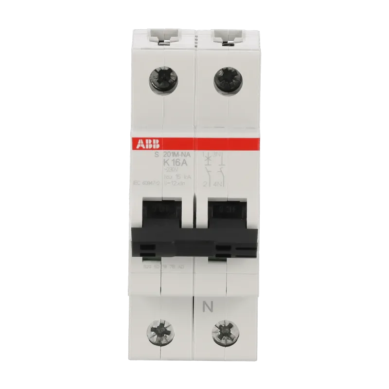 ABB S201M-K16NA | Автоматичен прекъсвач | 1P+N, 16A, крива K ABB S201M-K16NA | Автоматичен прекъсвач | 1P+N, 16A, крива K