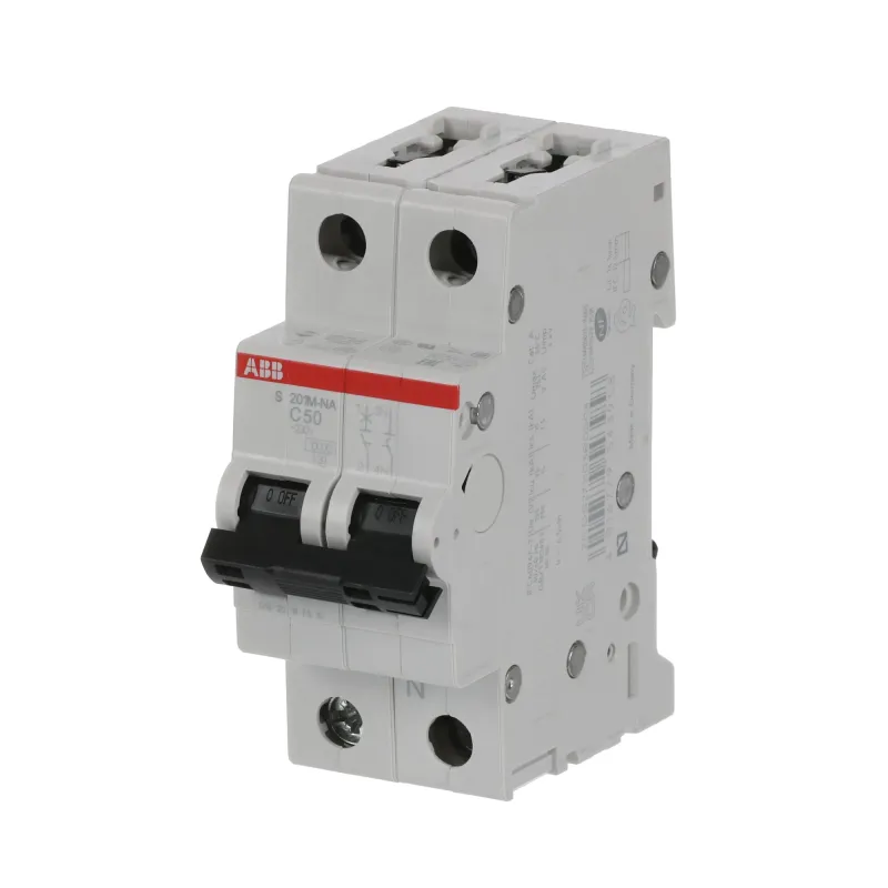 ABB S201M-C50NA | Автоматичен прекъсвач | 1P+N, 50A, крива C, 6kA