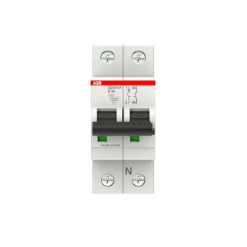 ABB S201M-B50NA | Автоматичен прекъсвач | 1P+N, 50A, крива B, 6kA