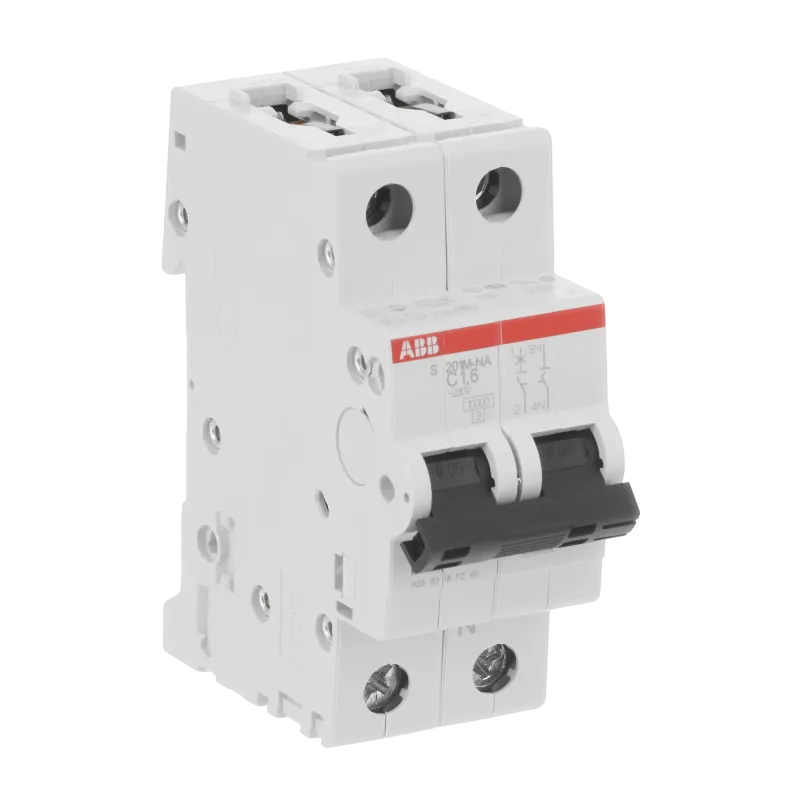 ABB S201M-C1.6NA | Автоматичен прекъсвач | 1P+N, 1.6A, крива C, 6kA ABB S201M-C1.6NA | Автоматичен прекъсвач | 1P+N, 1.6A, крива C, 6kA